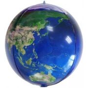 Cфера, фольга, 24«/61 см, »Планета Земля