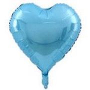 Сердце 46 см. Голубой