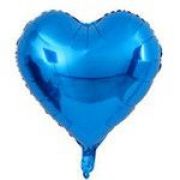 Сердце 46 см. Синий