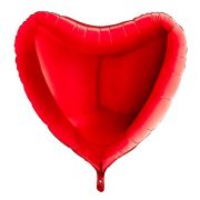 Сердце 91 см. Красное