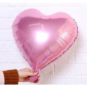 Сердце 46 см. Розовое