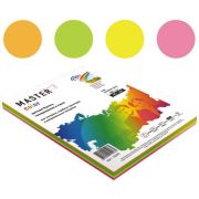 Бумага для офисной техники MASTER Color MIX Neon  40л 4цв. 80г.Офис-Лидер 16200