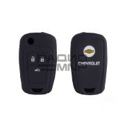 Чехол силиконовый для смарт-ключа Chevrolet, 3 кнопки