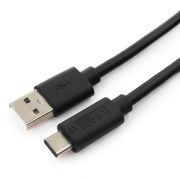USB кабель шт.USB (A) - шт.Type-C «Cablexpert» (чёрный) 1м