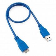 Шнур USB (A)шт. -  5 pin micro USB (B) шт. 0,5м USB 3.0 «Cablexpert»