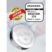 Элемент питания 379 SR521SW G0 Silver Oxide «Seizaiken» BL-1