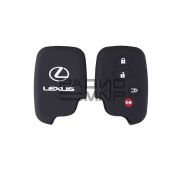 Чехол силиконовый для смарт-ключа Lexus IS250, 300, GX460, LX, LS, GS, 4 кнопки