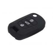 Чехол силиконовый для смарт-ключа Hyundai Sportage, Verna, 3 кнопки, выкидной