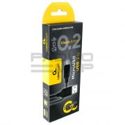 USB кабель для зарядки micro USB «Cablexpert», серия Classic 0.2, чёрный, коробка, 1м