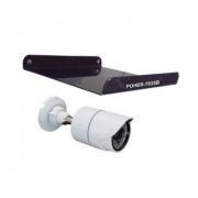 Кронштейн-козырёк «POHER-7035G» для защиты камеры от дождя, льда, солнца, черный, сталь 2мм, 27х30см