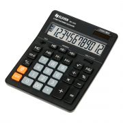 Калькулятор 12 разрядов Eleven SDC-444S, двойное питание, 155*205*36мм, черный