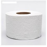 Туалетная бумага 2сл. белая с перфорацией с тиснением, 100м.