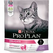 PRO PLAN корм для кошек DELICATE чувствительное пищеварение Индейка 8x400г