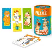 Игровой набор «Веселые зверята»: пазлы и карточки с заданиями
