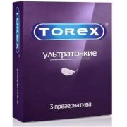 Презервативы ультратонкие TOREX №3/60пач/180шт