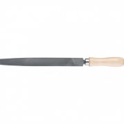 Напильник плоский, 250 мм, деревянная ручка. СИБРТЕХ