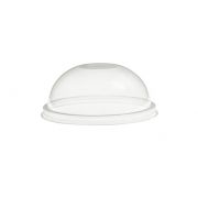Крышка пластиковая для стакана купольная без отверстия д95 (50шт/уп)(1000шт/кор)