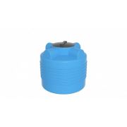 Емкость ЭВЛ 200 литров, крышка 350 мм, отвод (цвет голубой)
