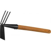 Мотыга-рыхлитель GRINDA «PROLine», лопатка+3 зуба с деревянной ручкой,  113х100х575мм
