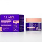 Крем для лица Ночной CLAIRE Cosmetics Collagen Active Pro 55+, 50мл