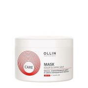 OLLIN Маска сохраняющая цвет и блеск окрашенных волос / Color & Shine Save Mask 500 мл