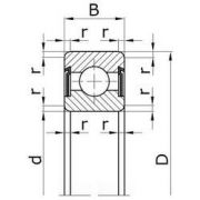 подшипник 6211 ZZ FBJ