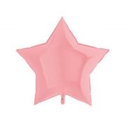 Шар-звезда Розовый, матовый, 36