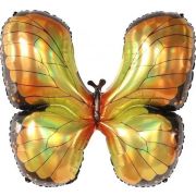 Шар Бабочка, золото, голография
