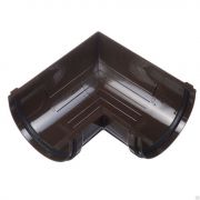 Угловой элемент 90° Docke LUX Шоколад Водосток пластик