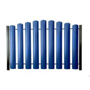 Штакетник металлический ELLIPSE ширина 126мм 0.4мм синий