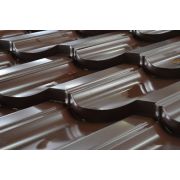 Металлочерепица Трамонтана шоколад 0,5 мм Puretan