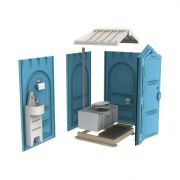 Мобильная туалетная кабина ECOGR Люкс (220х110х120)