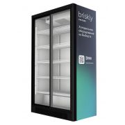 Холодильный шкаф Briskly 11 Slide RAL 7024 СЕРЫЙ КОРПУС (1195х737х2055) БЕЗ КАНАПЭ