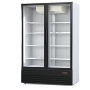 Шкаф холодильный «Премьер» ШВУП1 ТУ-1,0 С (В, +1...+10) с доводчиком, серый профиль, решетка з/а RAL 9006 (серый глянец)