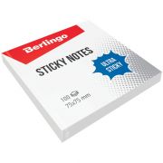 Бумага для записей с клейким краем 75х75 Berlingo «Ultra Sticky», 100л., белый