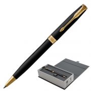 Ручка шариковая PARKER «Sonnet Core Matt Black GT», черный матовый лак, позолота, черная, 1931519