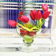 KK18-616/060 Тюльпаны в вазе-креманке