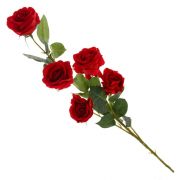 749314 Цветок искусственный «Роза», L15 W15 H115 см, 5в.