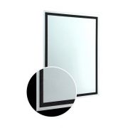 Зеркало LORANTO Кристалл-ECO 520х735, структурный рисунок, горизонтальное/вертикальное крепление