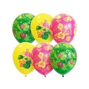 Воздушные шары,  25шт., M10/30см, ПатиБум «Гавайская Вечеринка», ассорти