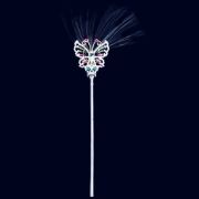 Палочка волшебная «Бабочка» со светом 47 см