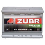 Аккумулятор ZUBR Premium ЗУБР 63Ah