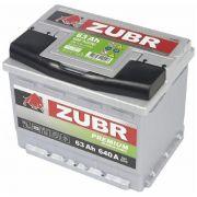 Аккумулятор ZUBR Premium ЗУБР 63Ah оп