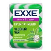 EXXE Туалетное крем-мыло 1+1 4шт*90г (ЗЕЛЕНОЕ)