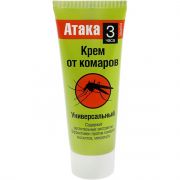 АТАКА Крем от комаров универсальный 75 мл /3139