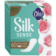 Ola! Прокладки ежедневные Silk Sense DAILY DEO Бархатная роза 60шт/50770