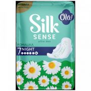 Ola! Прокладки Silk Sense ULTRA NIGHT ультратонкие ночные Ромашка 7шт/50827