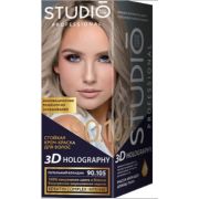 3D HOLOGRAPHY Стойкая краска для волос 90.105 Пепельный блондин 50/50/15 мл