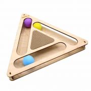 Игровой трек «GOSI» Треугольник с шариками и когтеточкой из гофрокартона д/кошек 007579