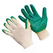 П393   Двойной латекс перчатки утепленные плюш (5/100)